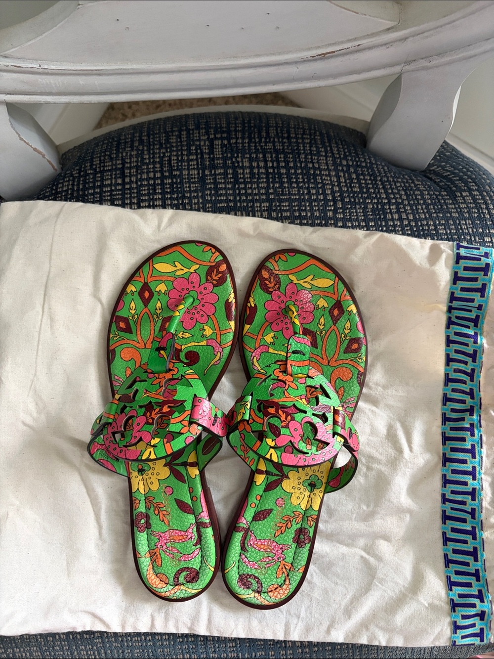 Tori Burch Miller Sandals, Multi-color